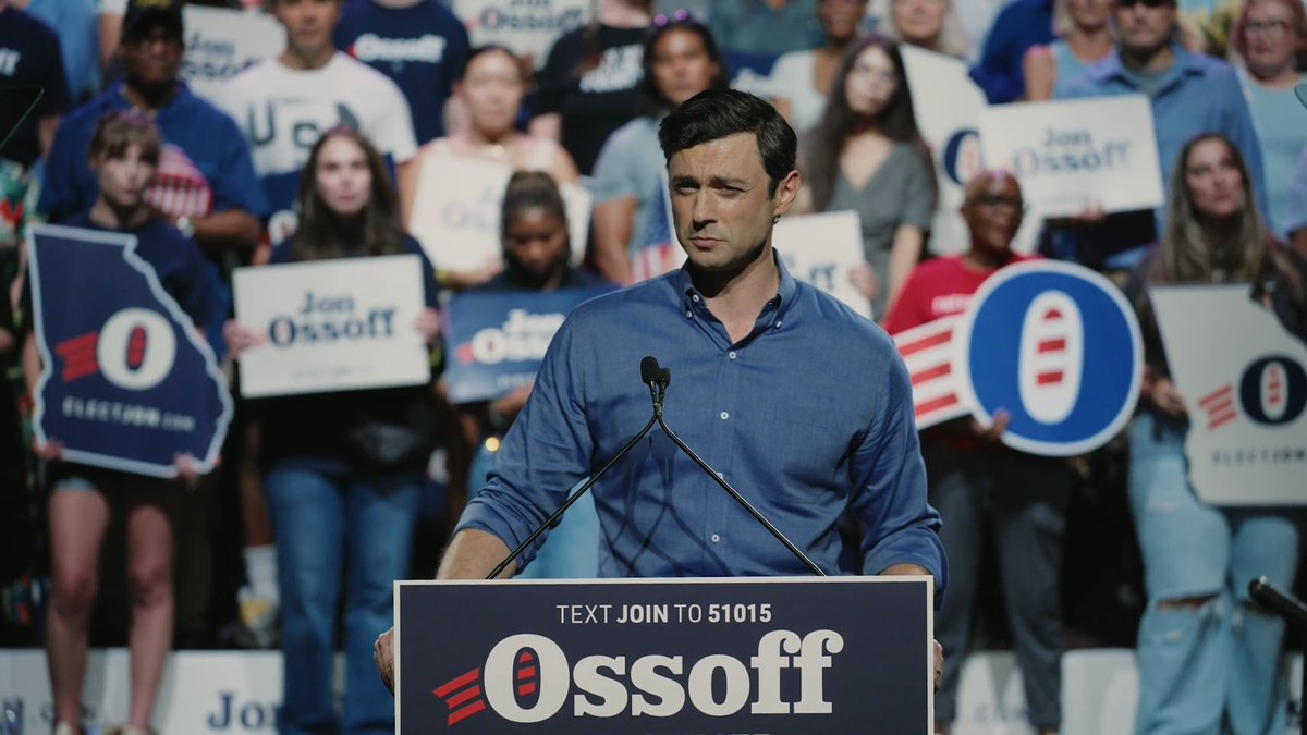 Ossoff: They hunted the vice president to kill him. They built a gallows on the Capitol lawn. They assaulted police officers with flagpoles and bear spray, and they tried to seize the presidency for Donald Trump. And to this day, Mike Collins supports that violent attempt to overturn the election. He honors and defends them. He went to visit them in jail.