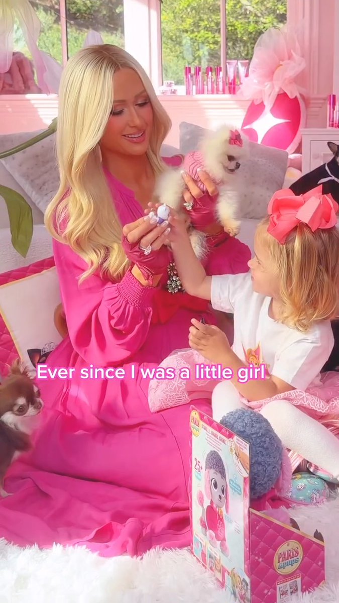 My love for animals has inspired so much of my life, and getting to create an entire world around that has been so special to me 💖🐶✨Paris & Pups is all about friendship, imagination and the special bond we share with our pets — and now you can bring that world home with the new Paris & Pups toys at Walmart.com! 🥹💕 Shop here: Meet Paris Star and the Sweetie Squad, create your own glamazing adventures, and catch their adventures on YouTube, Prime Video and Tubi! 🐾✨⭐️ #ParisAndPups