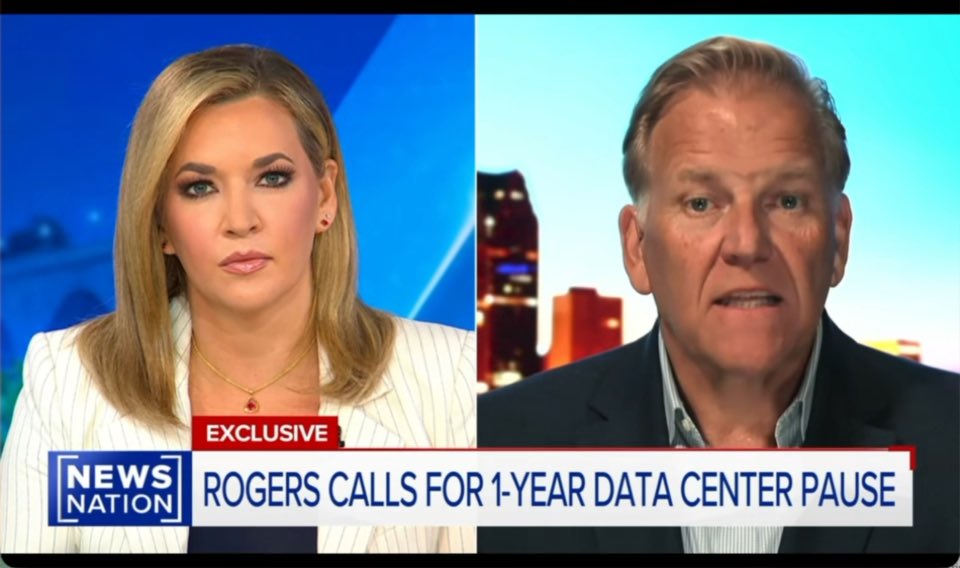 I am calling for a one-year moratorium on new data centers until we establish a fair, transparent approval process that puts local communities first.