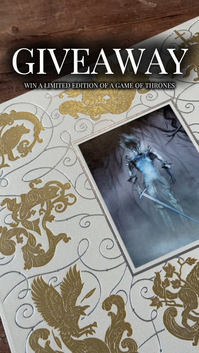 The Iron Throne is still within reach... 🐉 Win a lettered edition of our sold-out Limited Edition of A Game of Thrones. To enter: 🐉 Like this post. 🐉 Tag a Westeros fan. 🐉 Follow The Folio Society. Entries close midnight 24 August, UK time. Full T&Cs are on our website.