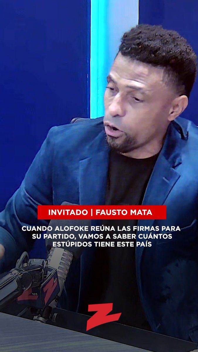 📽️[#ZEntrevistas] Fausto Mata: Cuando Alofoke reúna las firmas para su partido, vamos a saber cuántos estúpidos tiene este país. Conoce todos los detalles en: #Z101 #ZDigital #ZTV #ElGobiernoDeLaMañana #FaustoMata #Cuando #Alofoke #Reúna #Firmas #Partido #Saber #Cuántos #Estúpidos #País