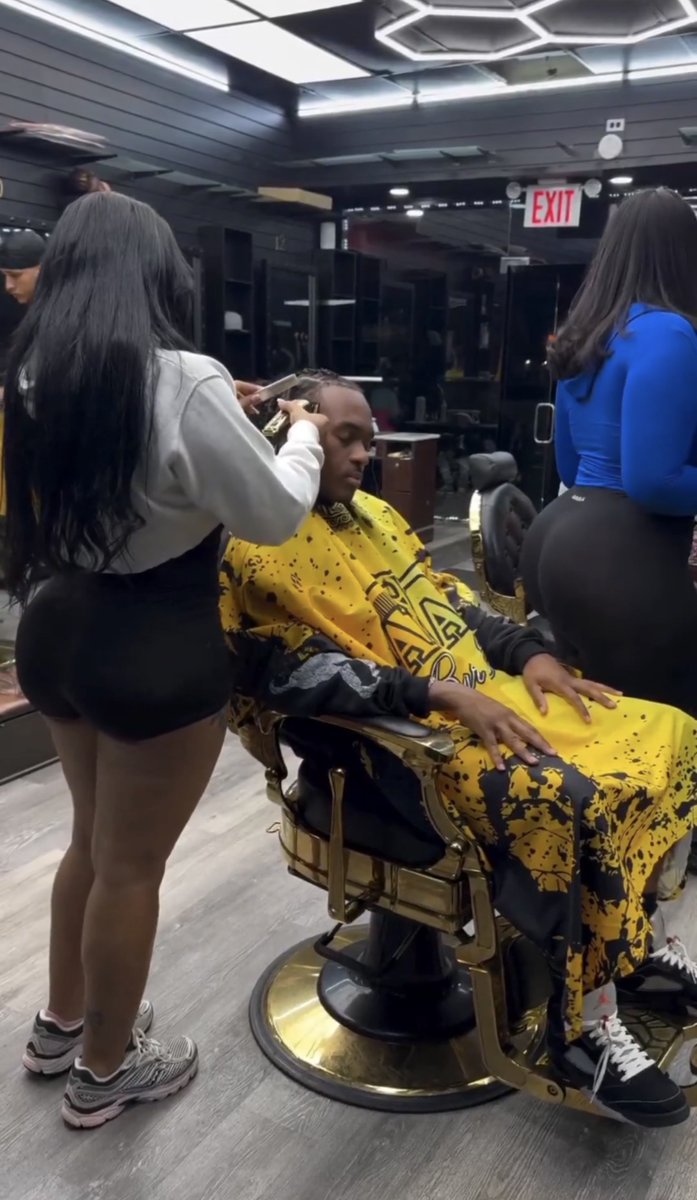 5th time getting a haircut that day