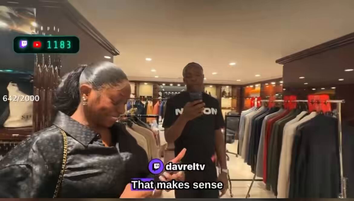 Davrel asked Pastor Tobi if the £22,000 Louis Vuitton jacket he just bought was bulletproof. He said, “No, but it’s poverty-proof.” 😭 God abeg !