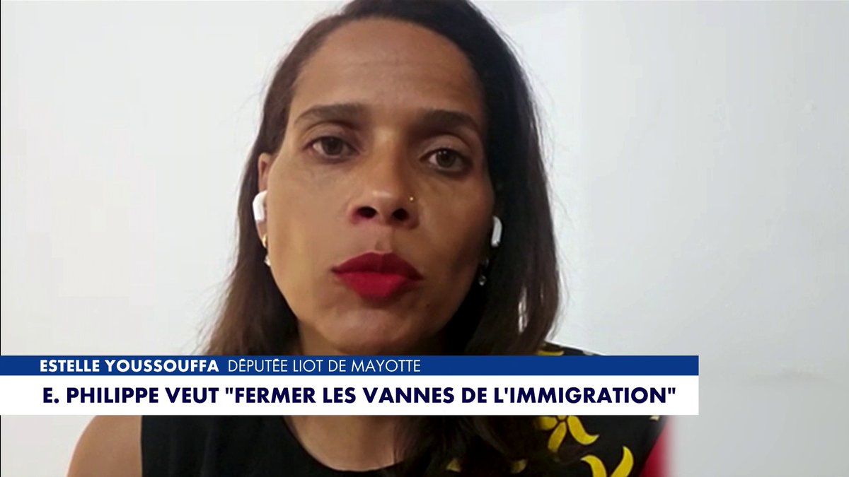 «Le gouvernement ne fait strictement rien», regrette Estelle Youssouffa, députée LIOT de Mayotte, face à la vague d'immigrations qui touche l'archipel, dans #HDPros2Ete Toute l'info est à retrouver sur