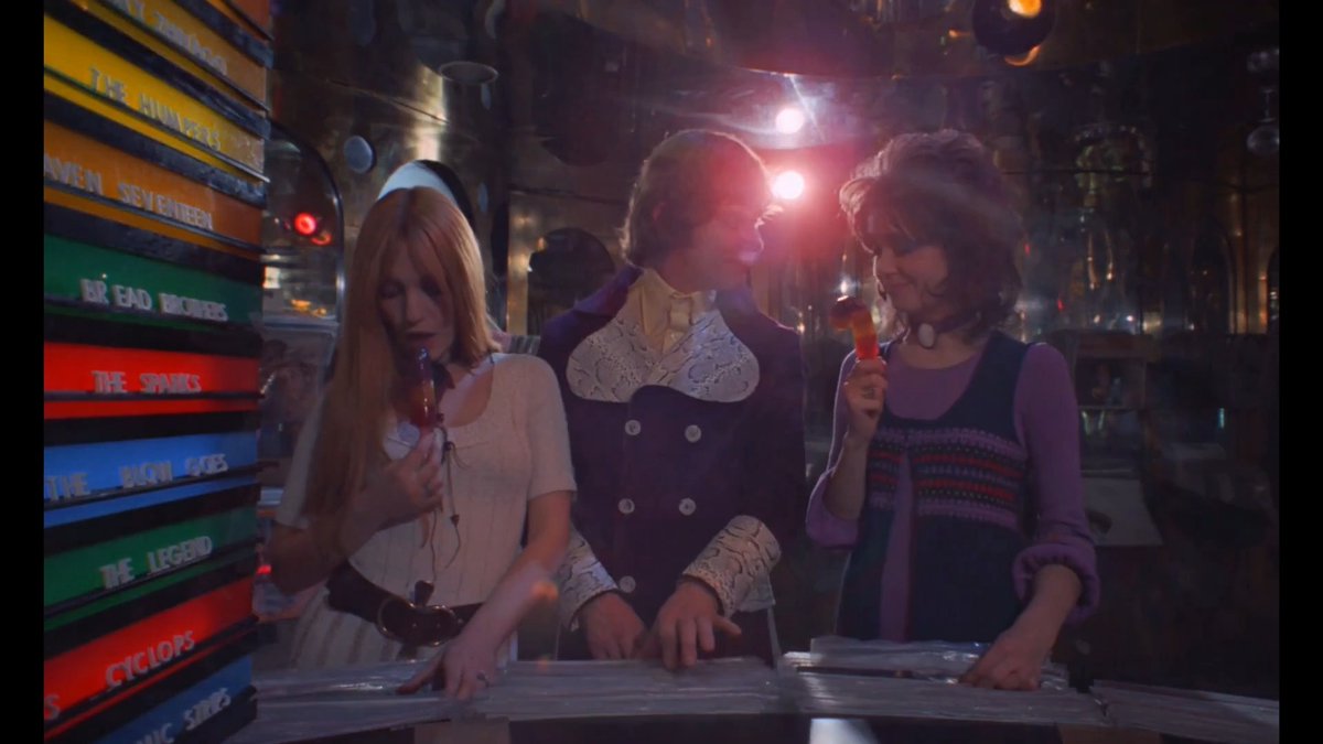 I sometimes wonder how much of Kubrick's visual style was influenced by the invention of the steadicam, but this scene predated the time Garrett Brown had even started working on it (and Kubrick had done similar effects before ACO). This scene always stands out for me, as particularly disturbing because it's so strange, exuberant, even joyous despite Alex being so obviously up to no conventional good. You're watching that character, trying to track him but it's so captivating that you're not immediately aware of the effects of that color, sounds, lights and movements on yourself.