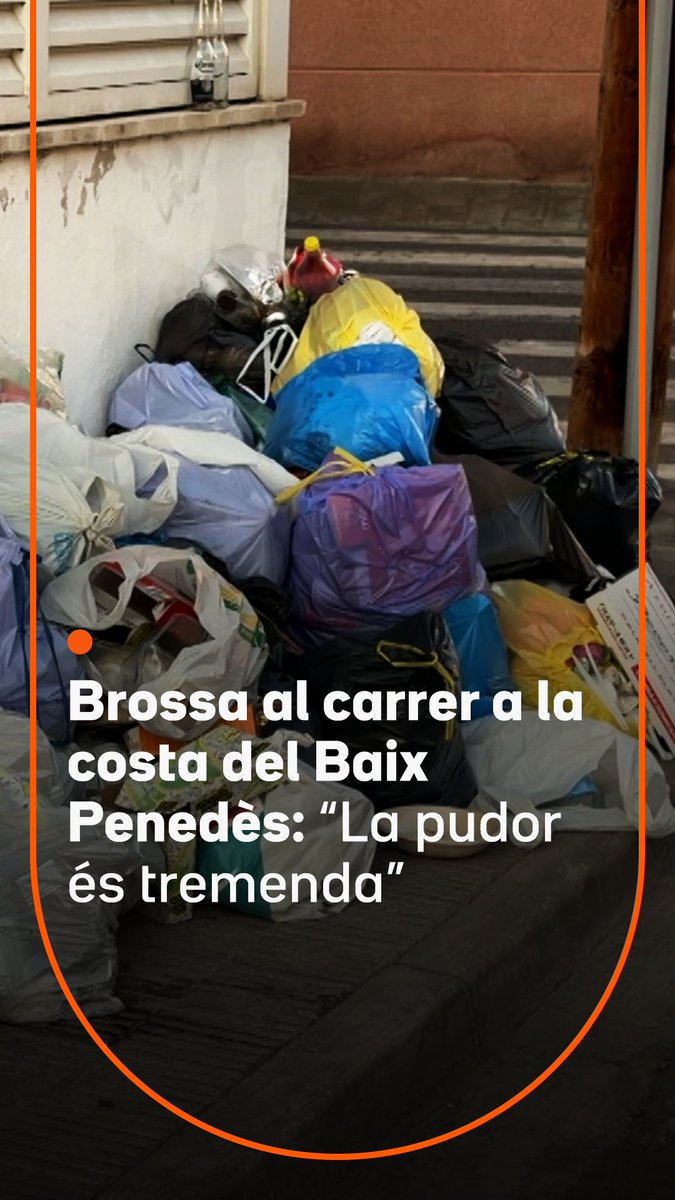"La pudor és tremenda." Brossa acumulada als carrers i al voltant dels contenidors. És la situació que denuncien veïns de municipis com Calafell, el Vendrell o Cunit, amb sistemes de recollida porta a porta o de contenidors intel·ligents