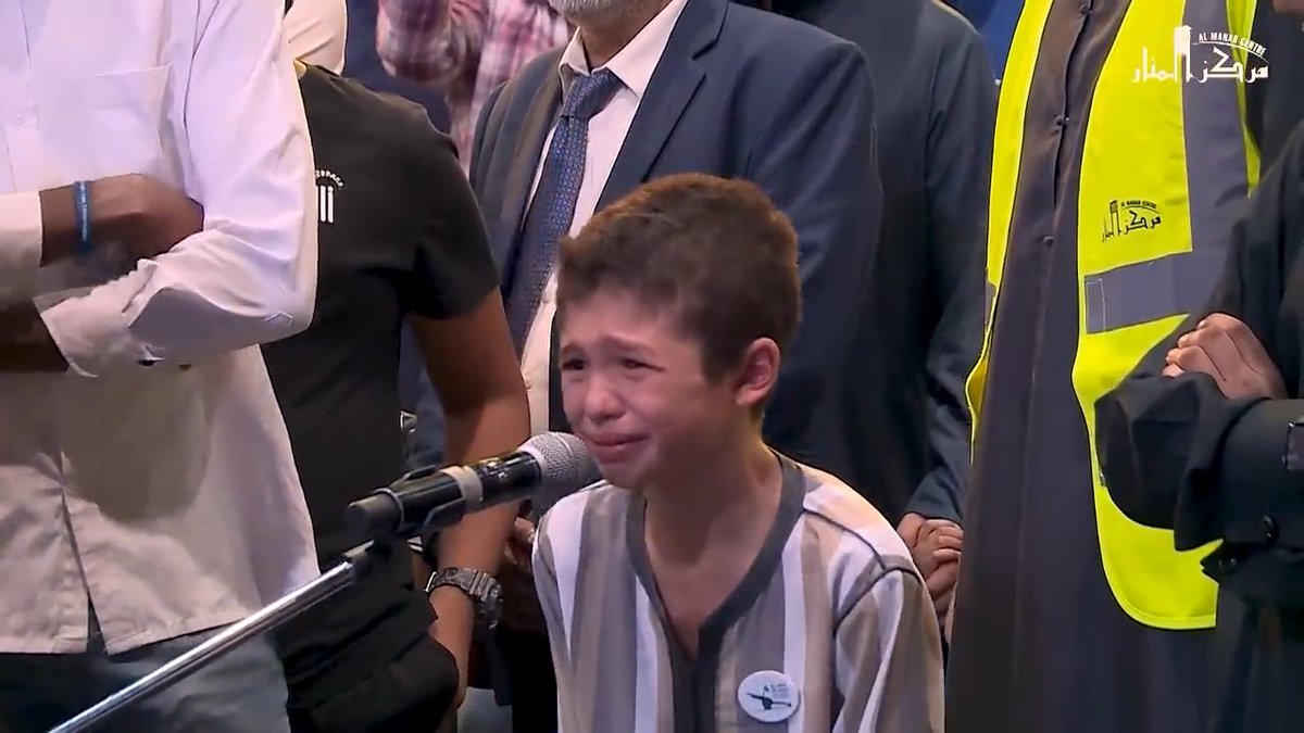 I remember when this amazing kid got emotional asking Mufti Menk question. Wherever he is today, I pray Allah watches over him, protects him, and takes care of him. 🕊️❤️