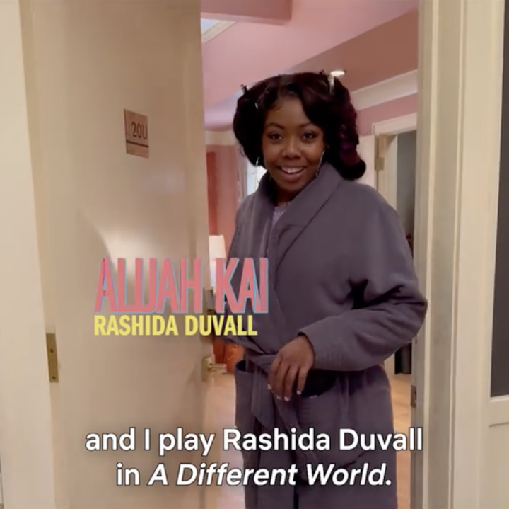 Alijah Kai who plays Rashida Duvall in A Different World gives us a one-of-a-kind tour of Gilbert Hall 📺: A Different World premieres Sept 24