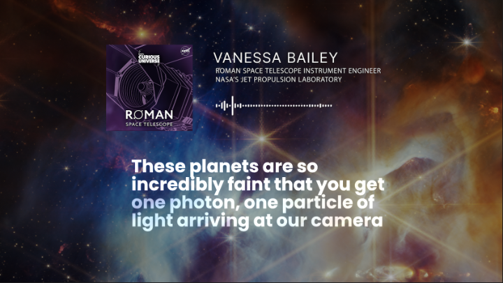 Launching soon, our newest space telescope Nancy Grace Roman Space Telescope is equipped with tools to help it spot and study exoplanets orbiting distant stars. Learn about these tools and how they work in our newest NASA's Curious Universe podcast on Roman: