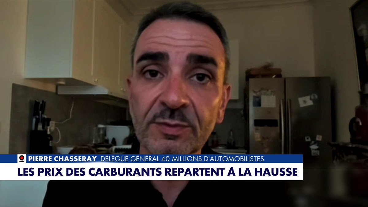 «On est sur un principe où la fiscalité est en train d'assommer les usagers», déplore Pierre Chasseray, délégué général de 40 millions d'automobilistes à propos de la hausse du prix des carburants, dans #HDPros2Ete Toute l'info est à retrouver sur