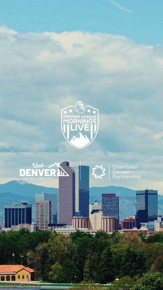 DENVER, HERE WE COME ‼️ We're thrilled to announce the Mile High City as our next Fan Fest destination for Premier League Mornings Live, October 10-11 🇺🇸🏔️ Register your interest: