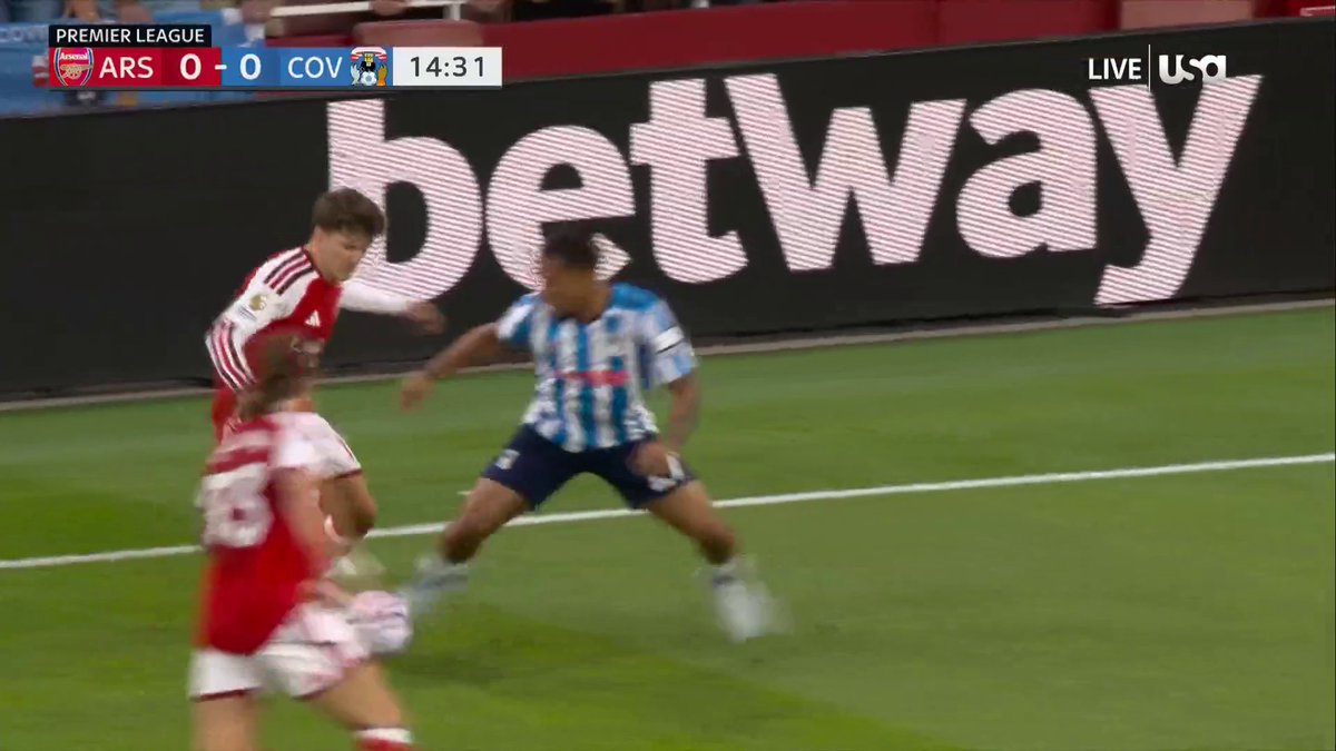 ARSENAL STRIKE FIRST 🫨 Kai Havertz with the first goal of the Premier League season 👏 🔴 Arsenal: 1 🔵 Coventry City: 0 ⏱️ 15’