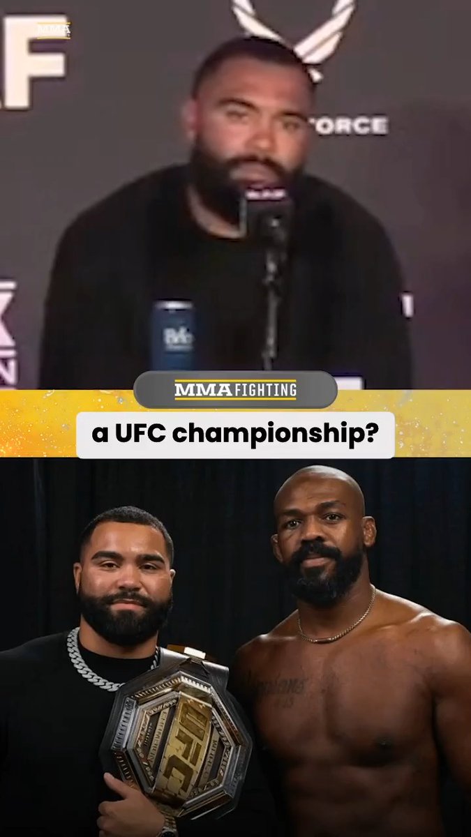 Gable Steveson admits he wants a #UFC title "as fast as possible" while also showing he "earned" the fans' respect