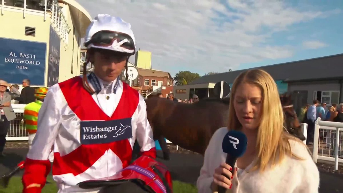 "Some feeling - and for the old man, even better." Many congrats to James Hills for riding his first winner - and for dad Charlie - at Salisbury Racecourse this evening 👏 Charlie Hills