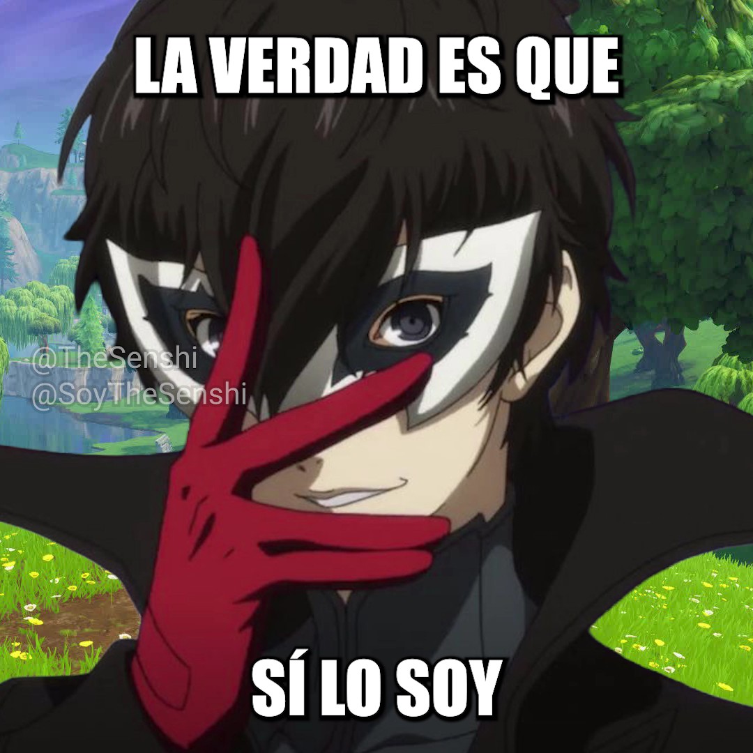 Joker es un tipo genial. La voz de Ryuji fue hecha por Julio di esto ¡Muchas gracias! #persona5 #persona #sonic #sonicthehedgehog #fortnite #meme