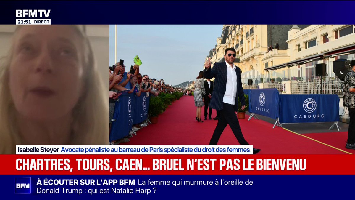 Concert de Patrick Bruel à Chartres: "Ce que cela dénote, c'est que la justice pénale ne va pas assez vite", estime Isabelle Steyer, avocate pénaliste au barreau de Paris et spécialiste du droit des femmes