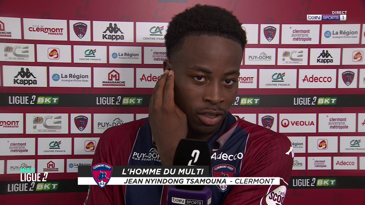 ⚽️ #Ligue2BKT 🗣️ Jean Ndyindong Tsamouna : « J’espère que c’est le début d’une grande histoire. Je vais continuer à travailler. » #beINLIGUE2