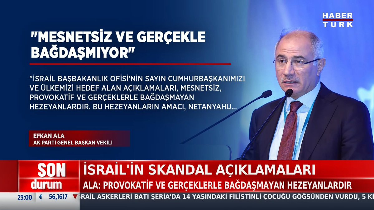 #SONDURUM - İsrail'in skandal açıklamaları Kurtulmuş: ''Netanyahu hukuk önünde hesap verecek.''