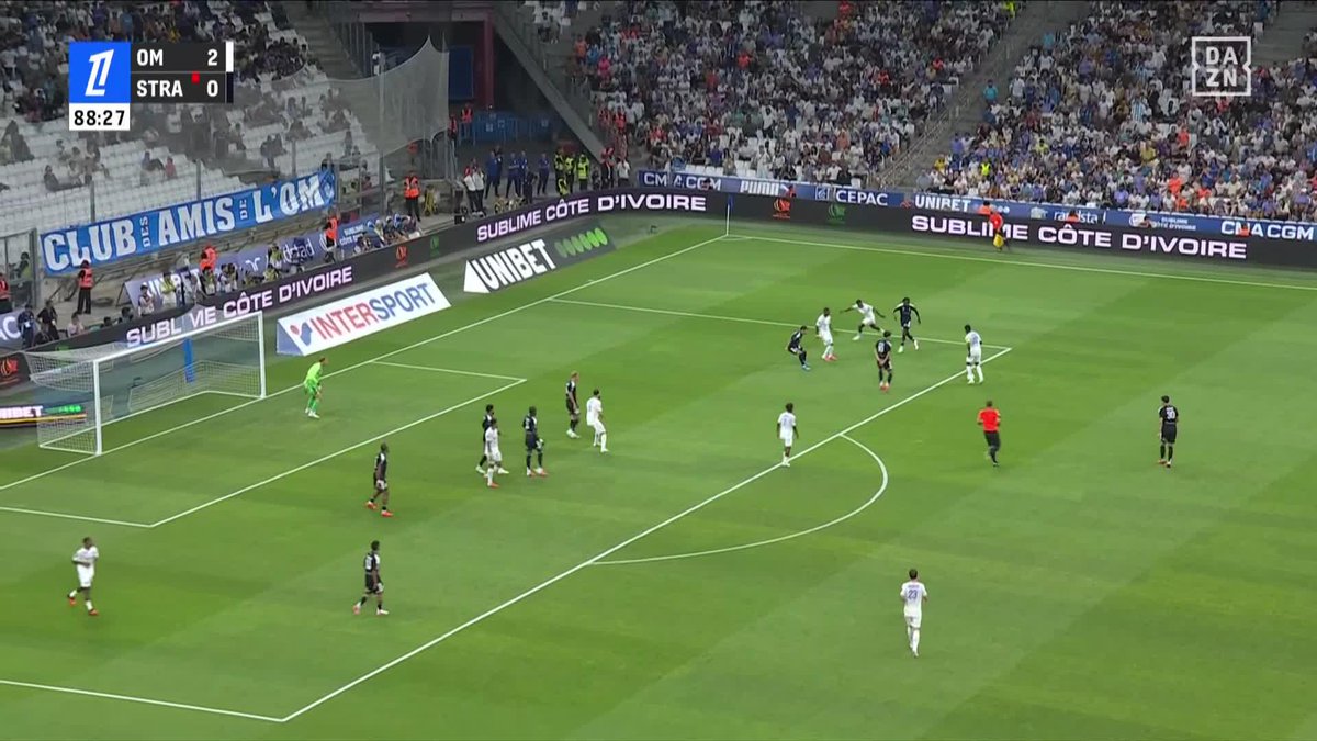 ESA CELEBRACIÓN NOS SUENA, ABDALLAH 😉🔥 No está mal para ser su primer gol, ¿no? 😮 #LIGUE1EnDAZN🇫🇷