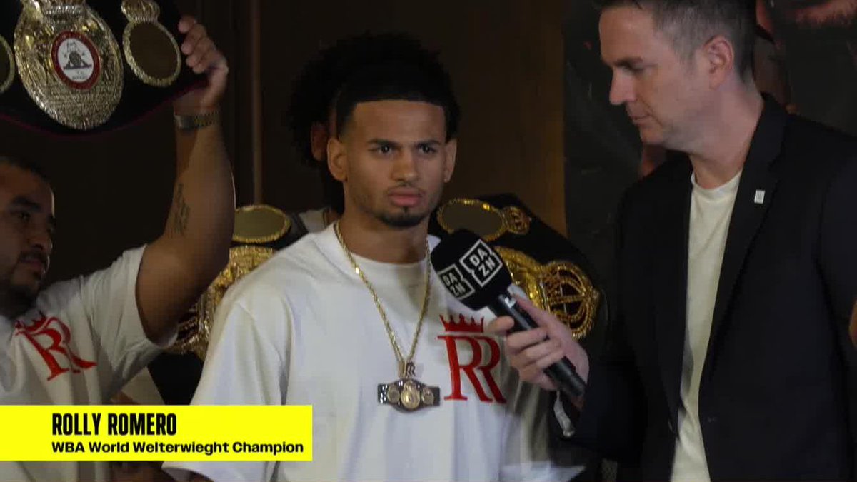 Rolly had lots to say! 😐 🎟️ Buy #RollyTeofimo NOW at | Aug 22 | Live on DAZN and DAZN on Prime ▪️