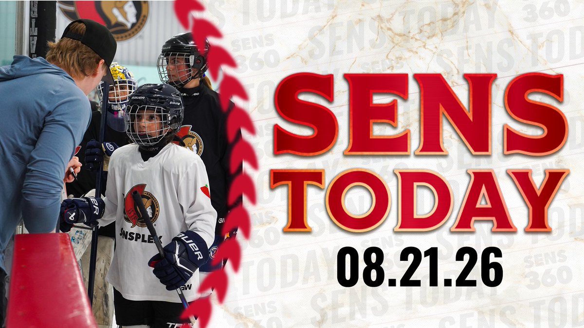 In Sens Today, Jackson Starr caught up with Carter Yakemchuk following the defenceman's visit to Sensplex 📺