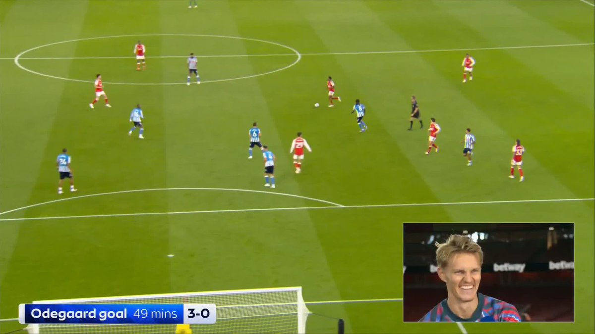 "It's a top finish I would say" ๐ Martin Odegaard reacts to his goal against Coventry!