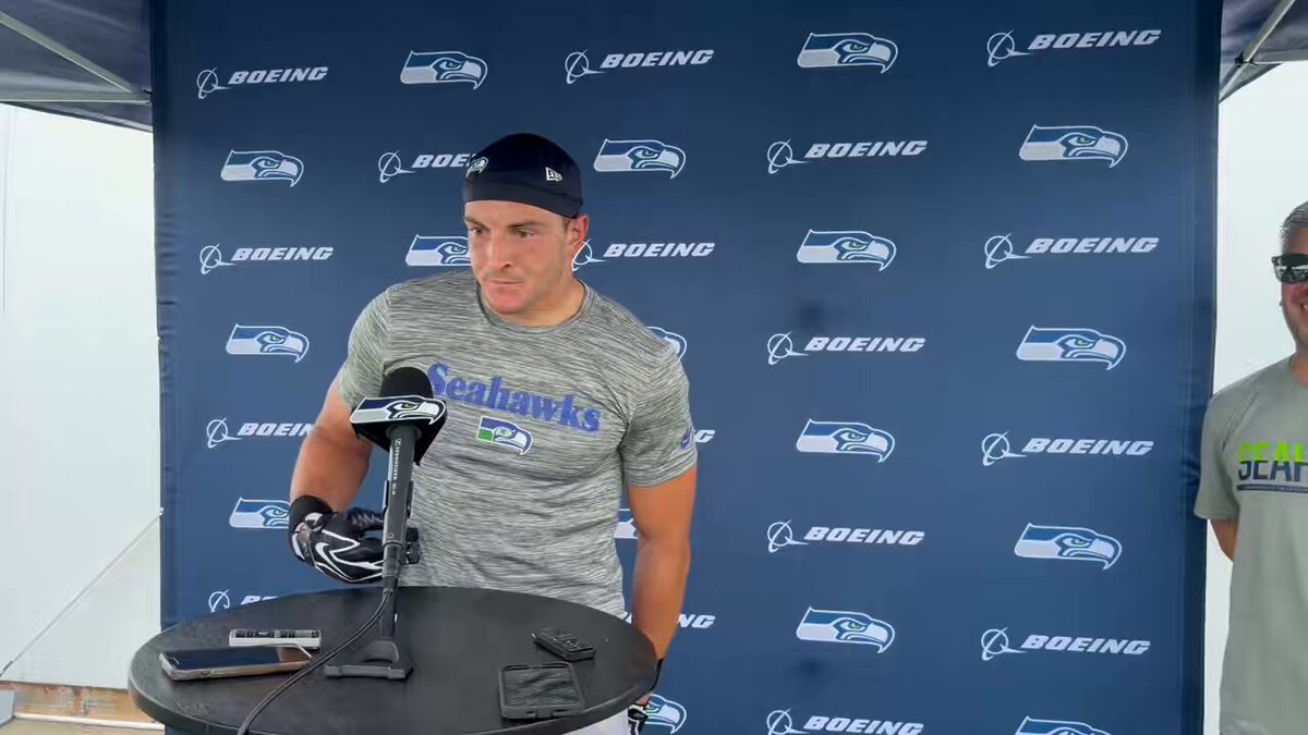 Seahawks S Ty Okada had a pick-six in the joint practice today against the Titans. He takes us through the play here. Doesn’t look like Okada is getting beat out for his starting job anytime soon.