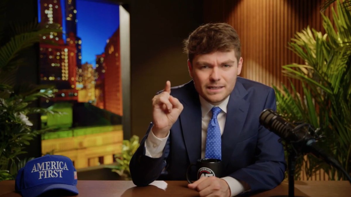 Nick Fuentes defines Judaism and its supremacist ideology. "It is a perverse, bastard religion that did not accept the Messiah. That's what Judaism is. They don't have the Christ, they don't have the light of God. How could it be anything other than corrupted and perverted? They have the lineage to the original Jews who rejected and killed Christ, who were corrupted, who rejected their own Messiah, and were punished for it by being kicked out of their temple and their land. And all of these perverted ideas, well, that's just the Hebrew Bible without Christ."