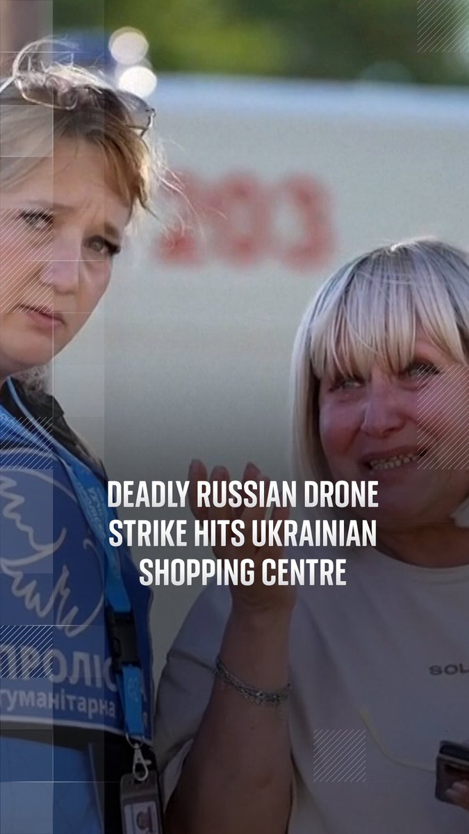 Russian drones targeted a shopping centre in Ukraine's city of Kryvyi Rih. Volodymyr Zelenskyy vowed revenge for an "act of barbarism". Read more: