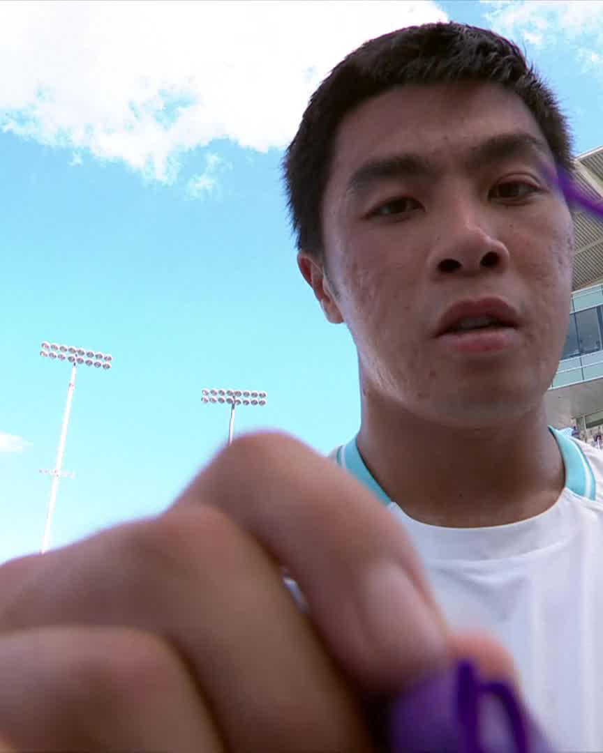 "We Fighting" 🥊 Brandon Nakashima goes from triple MP down to Mededev in R3 to consecutive Masters semis! #CincyTennis