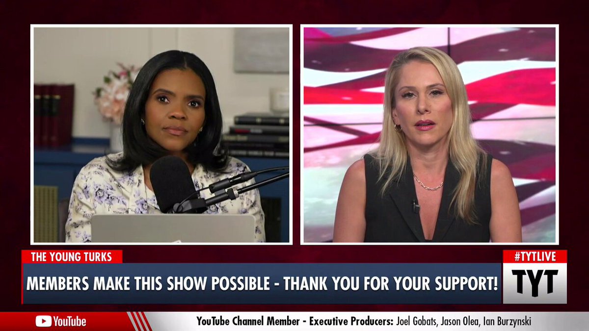 Ana Kasparian tells Candace Owens: "Keep it up, I know that you already know you have a lot of supporters, but we'll be watching, and I think you're doing the right thing, even though you're getting a lot of hate for it."