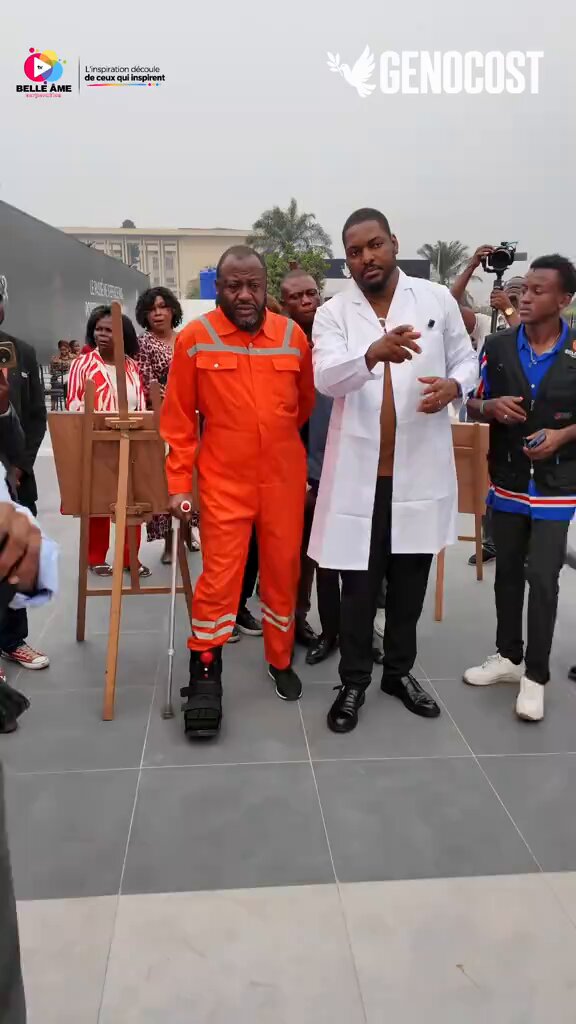Honorable Ados Ndombasi très révolté après avoir visité le centre de recueillement du #GENOCOST il a compris que Martin Fayulu azo kosa ye !
