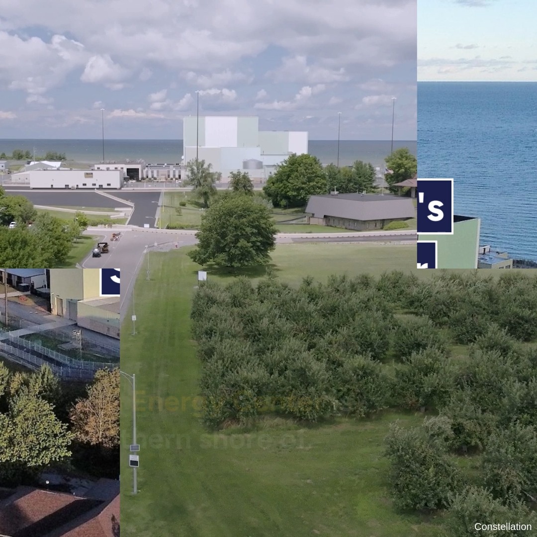 Meet the nation’s smallest 🤏 nuclear power plant. R E Ginna Nuclear Power Plant in Ontario, New York, generates 576 megawatts of reliable power which is enough to power more than 425,000 homes in the region. 🏘️