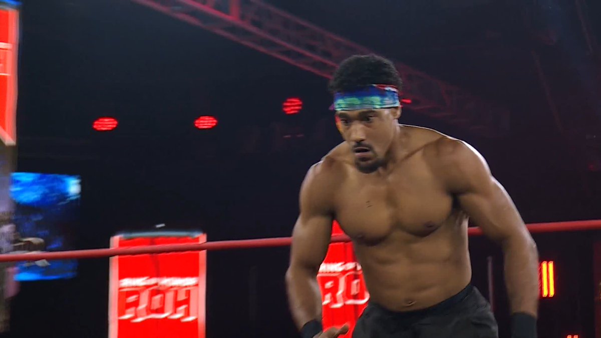 AR FOX HAS ECW ARENA ON THEIR FEET #ROHBDB