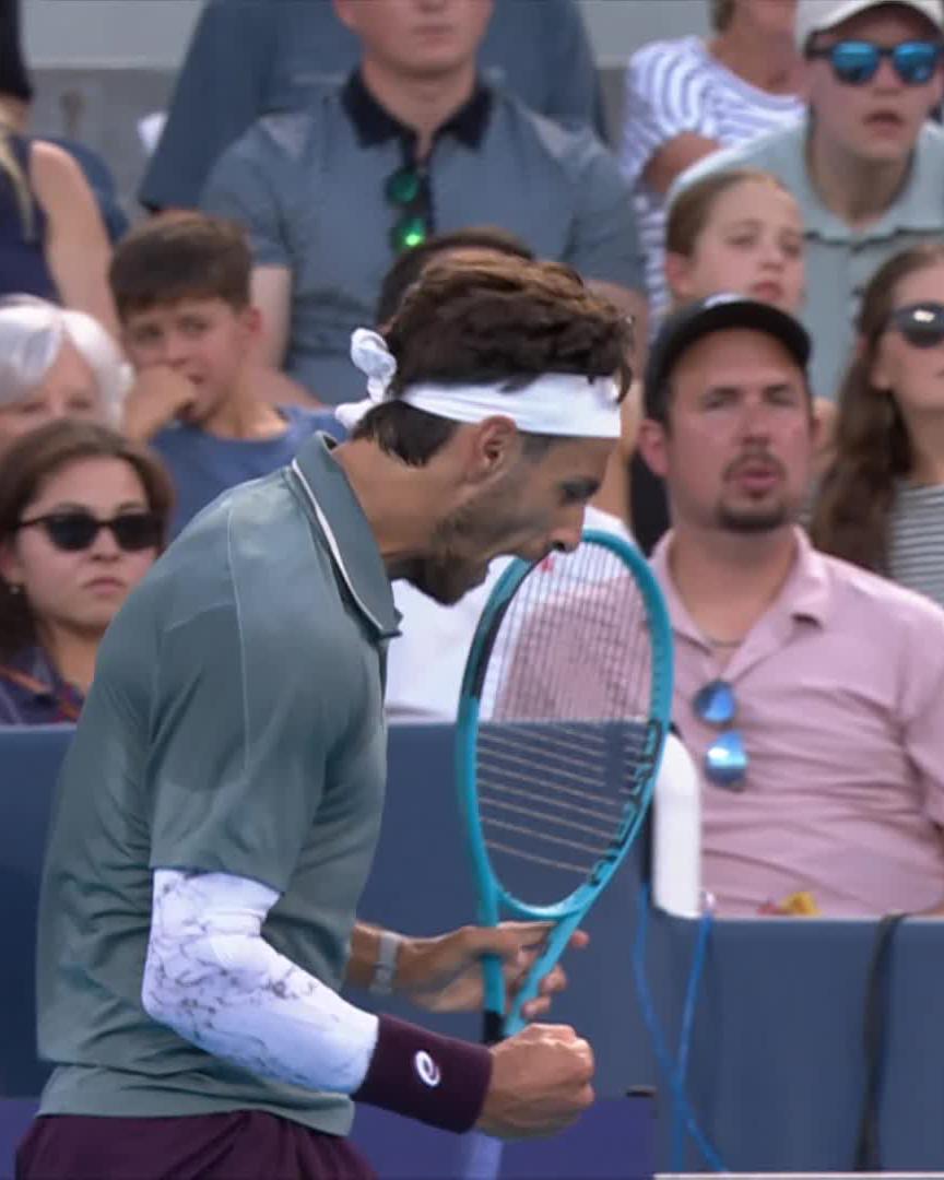 The genius of Lorenzo 🎨 The Lorenzo Musetti backhand. #CincyTennis