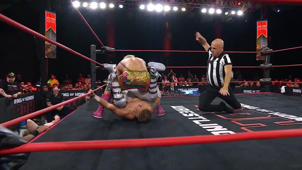 THE LETHAL TWIST HAVE DONE IT! They are the NEW #ROH World Six-Man Tag Team Champions! Watch #ROHDBD LIVE on #HonorClub