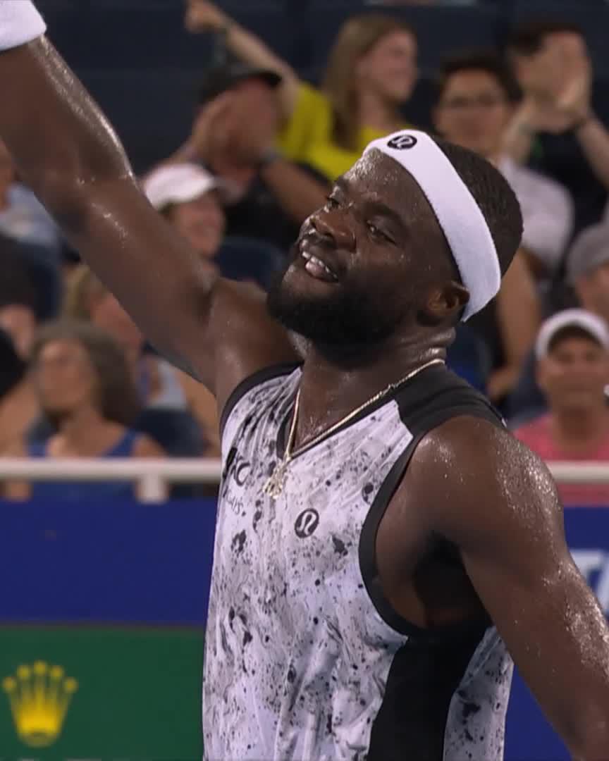 A game of inches, a match of miles... Wheels from Frances Tiafoe 🔥 #CincyTennis