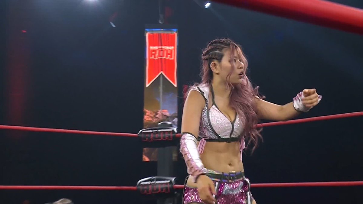 .BIG Billie Starkz • ビリー・スタークス and The 🇨🇺💎 gave Athena is ROH & All Elite! a moment to recover, and the #ROH Women’s World Champion took FULL advantage! Watch #ROHDBD LIVE on #HonorClub