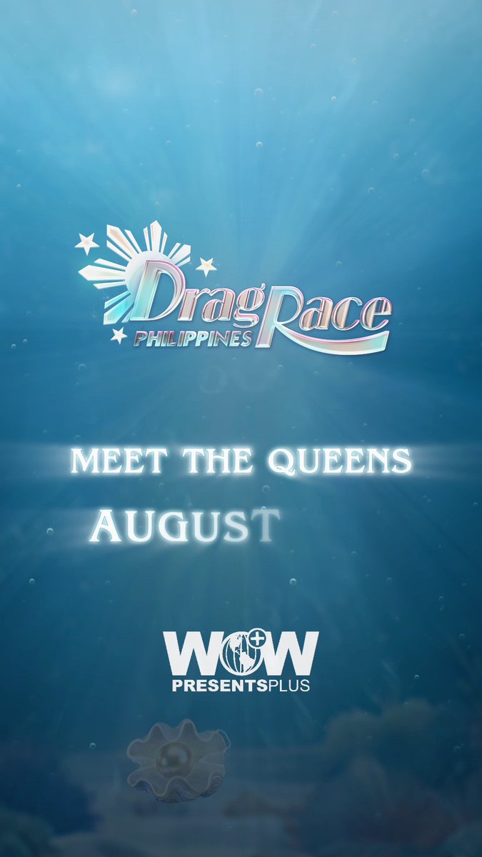 🇵🇭🫧 Ready to dive into a new era? 🌊 MEET THE QUEENS of Drag Race Philippines Season 4 this Wednesday August 26 only on WOW Presents Plus! (Tues 8/25 in USA) 👑 #DragRacePH is coming soon to WOW Presents Plus worldwide 👀🦪