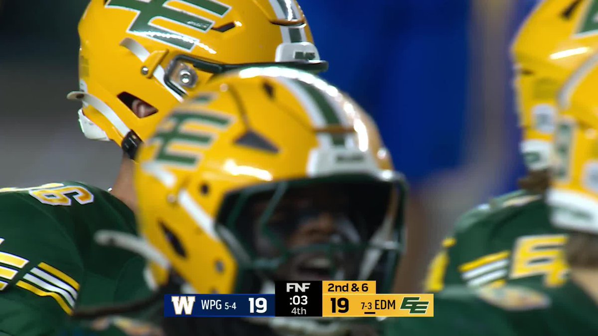 Vincent Blanchard walks it off for Edmonton!👀 #CFL