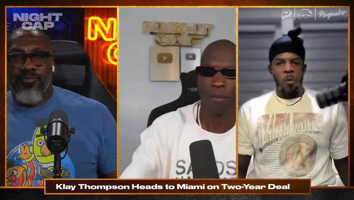 Chad Johnson says he was right about Klay Thompson coming to Miami👀 “I told you. I’ve been 99% right when it comes to where these NBA players are going….I was just playing about Ja Morant…if you can’t function in Memphis — ain’t no way in hell you’re coming to Miami…honestly I thought I LeBron was coming…I think the admin leaking that made him do a U-turn…I think it was done on purpose…I knew Klay was coming — I said it two months ago. I like it we got shooters now — we got Tim Hardaway Jr, we got Klay…we’re going to be good — we got nice pieces.” (via Nightcap)
