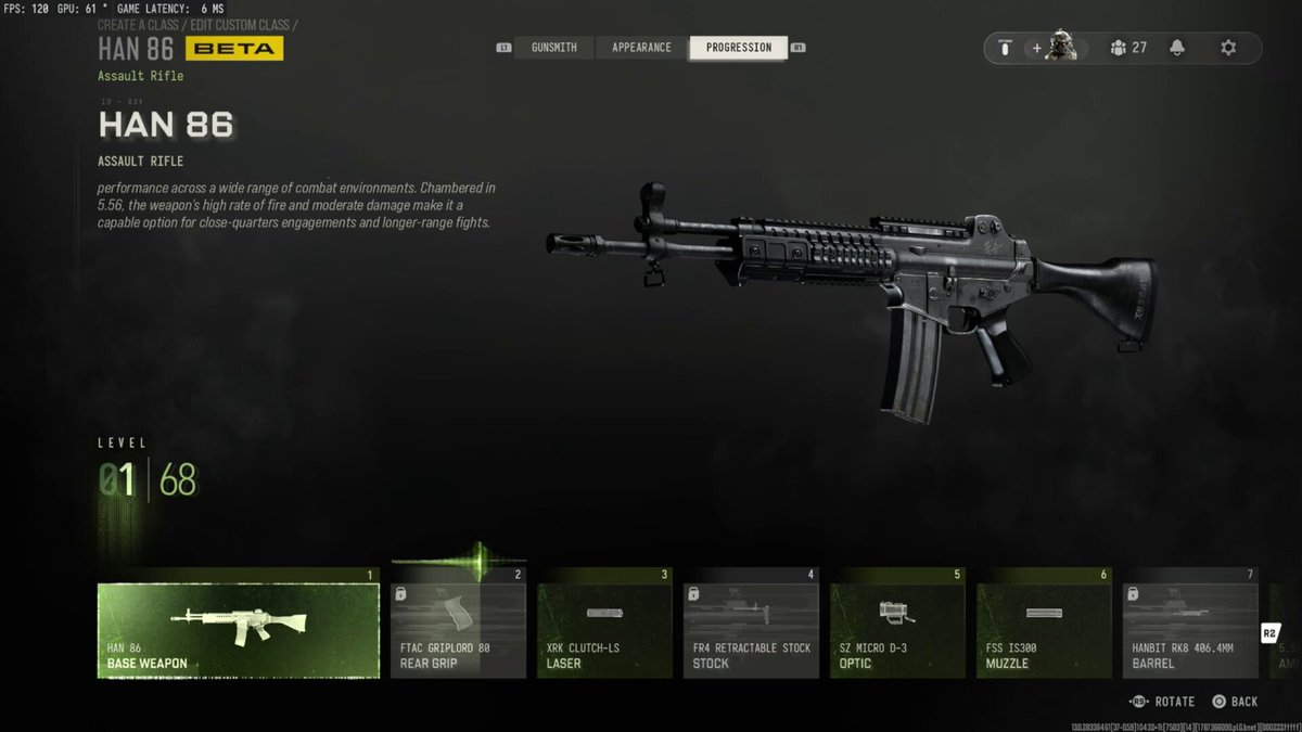 After Max Leveling the Kastov then the M4 (Much Faster), Now I only need to level up the Han 16 times Levels 2, 4, 7, 10, 14, 18, 24, 29, 33, 38, 44, 50, 54, 58, 64, 68 All other levels in Green will be Skipped