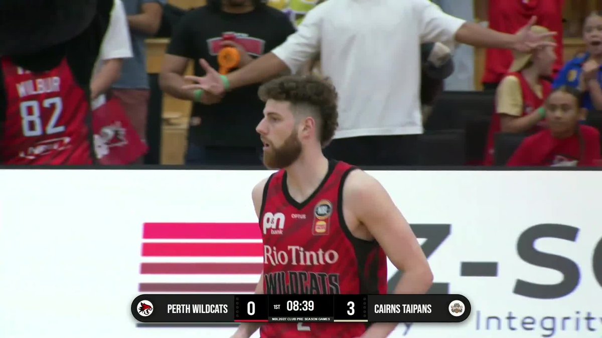 23-point performance from Anthony Dell'Orso in his first outing for the Perth Wildcats, including five threes 😼
