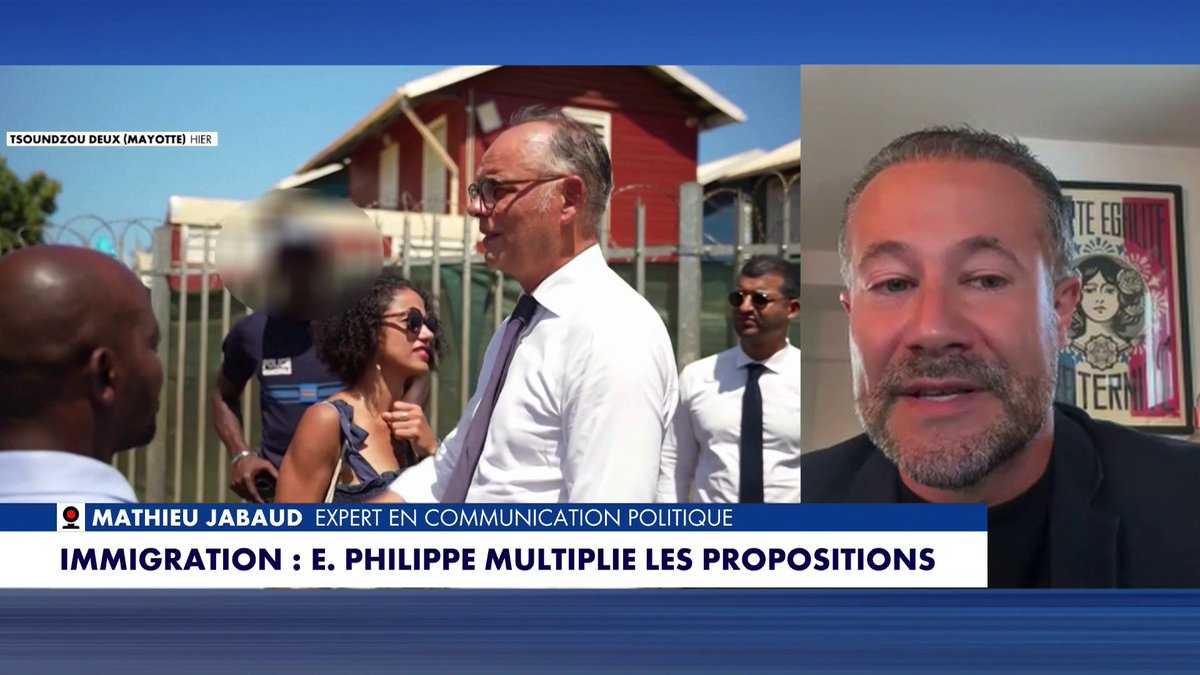«Mayotte a permis à Edouard Philippe d'avoir, pour la première fois, des mots sans retenue sur l'immigration et l'autorité», estime Mathieu Jabaud, expert en communication politique, dans #LaMatinaleEte Toute l'info est à retrouver sur
