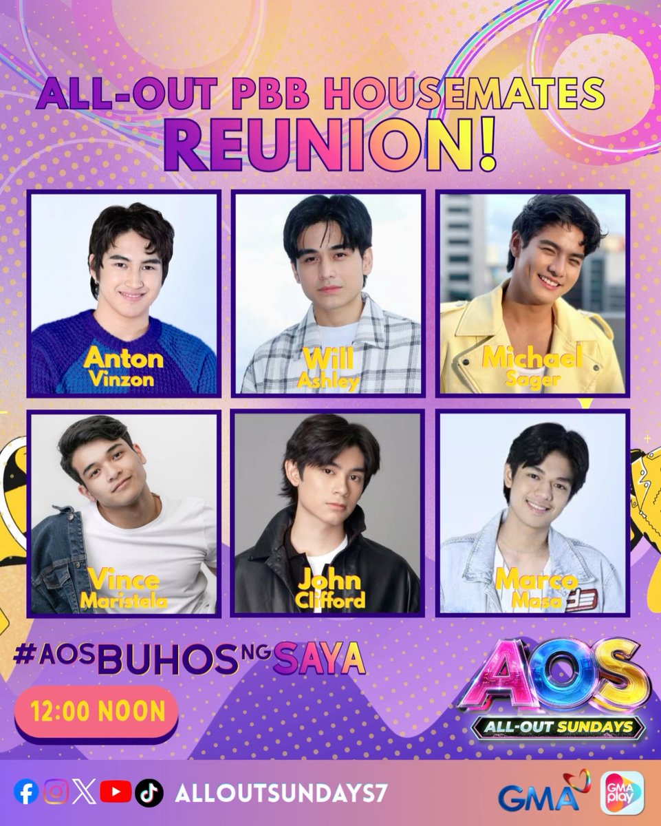 #AllOutSundays: PBB Collab Ex-housemates, magsasama-sama para sa isang all-out performance! 💃🕺 Official hashtag: #AOSBuhosNgSaya