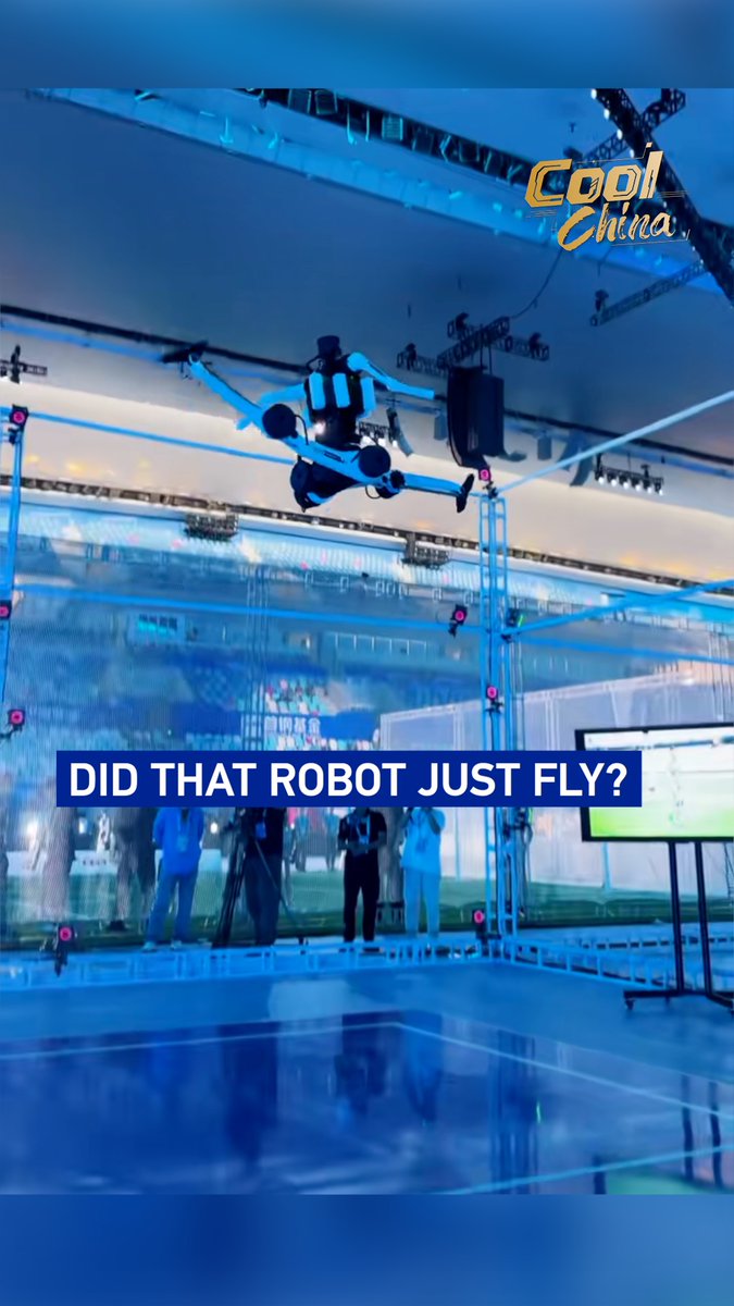 Did that robot just fly? #CoolChina