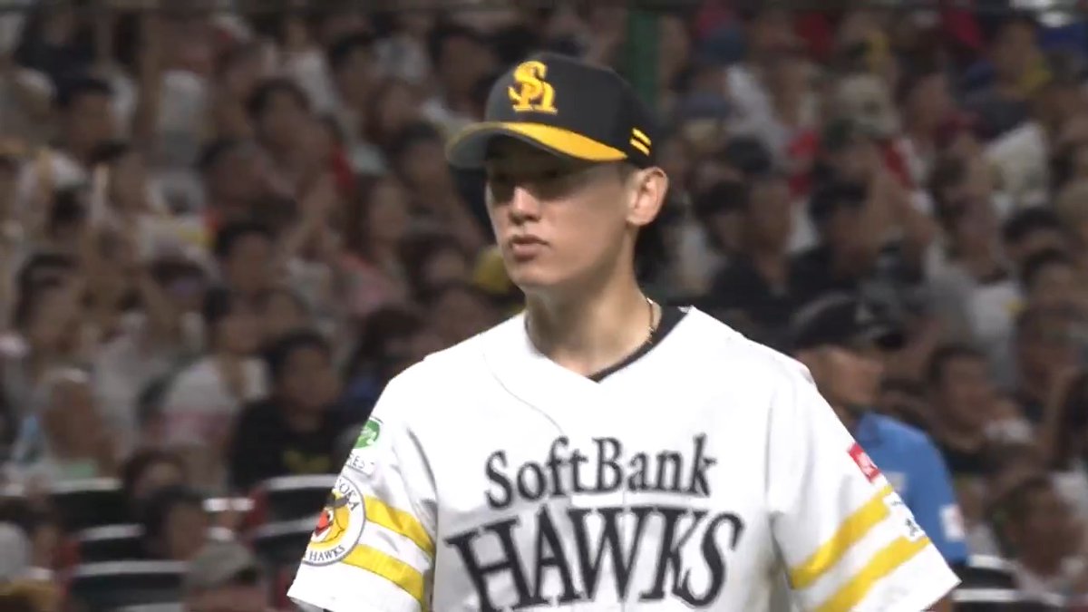 福岡ソフトバンク#大津亮介 投手がプロ初の二桁勝利㊗️ 8回108球1失点の好投✨