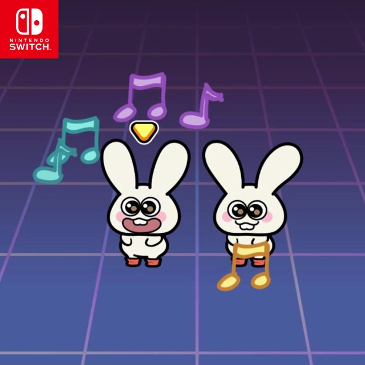 ¿Qué conejito tiene mejor sentido del ritmo? ¡Los juguetes rítmicos te ofrecen incluso más maneras de divertirte! #RhythmParadiseGroove