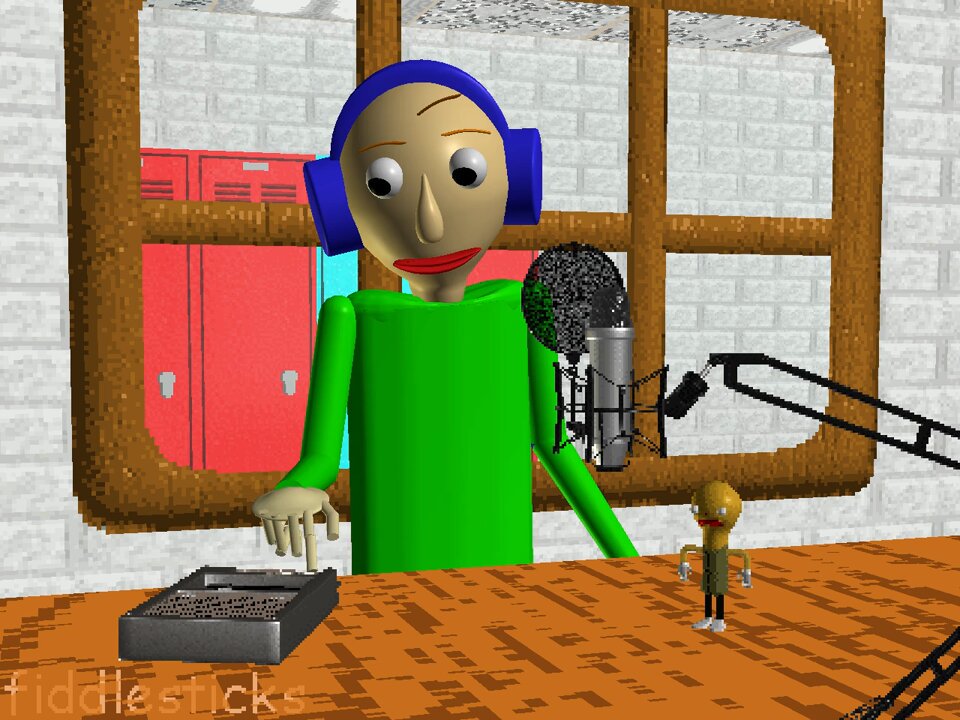 failed recording session #BaldisBasics #BBIEAL #Baldi