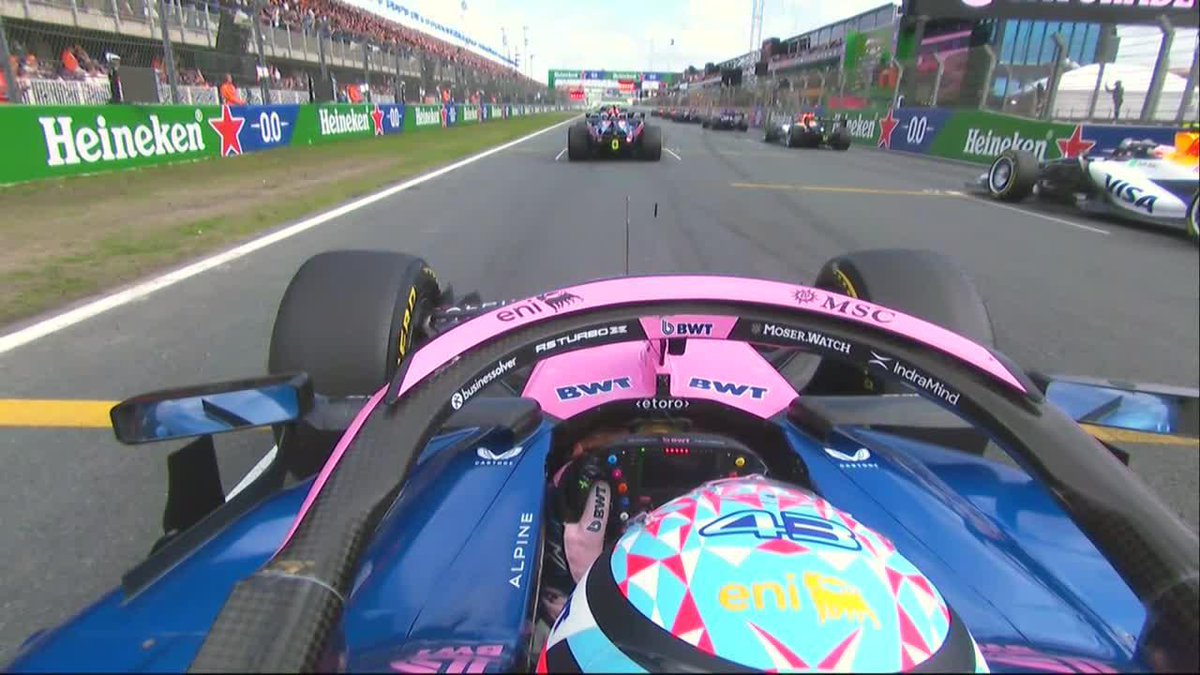 LA LARGADA DE FRANCO COLAPINTO EN LA CARRERA SPRINT DEL #DutchGP 🐐